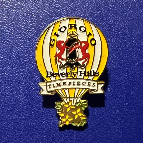 Desk Clock Giorgio of Beverly Hills Glass Crystal - Picture 3 of 4